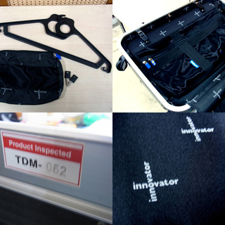 南12条店 innovator/イノベーダー スーツケース 旅行ケース キャリーバッグ TSAロック 鍵付き 保存袋付き