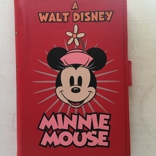 ミニーマウスの手帳型スマホケース iPhone5/iPhoneSE