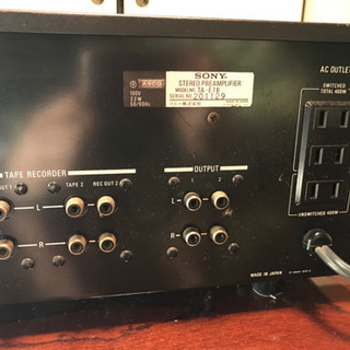 SONY ソニー プリアンプ STEREO PREAMPLIFIER TA-E7B 【公式通販】