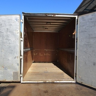 ♪千AA86♪物置♪コンテナ♪手頃♪鍵付♪内装高さ有、約222cm♪アルミ箱♪ ♪千AA86♪物置♪コンテナ♪手頃♪鍵付♪内装高さ