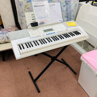 目玉！！CASIO 光ナビゲーション付キーボード　LK-205