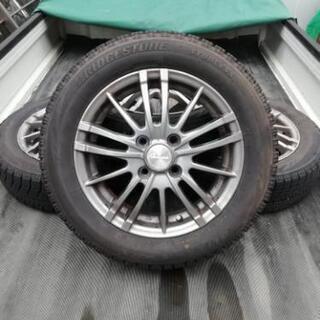 スタッドレスタイヤ ブリヂストン VRX 155/65R14 国産