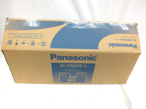 Panasonic パナソニック SC-PM250-S CDステレオシステム Bluetooth対応