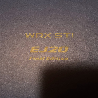 WRX Final Edition のカタログ