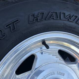 希少！ＣＥＮＴＥＲＬＩＮＥ15インチアルミ　５穴　PCD127/139.7　ＡＣＨＩＬＬＥＳ　ＤＥＳＥＲＴ　ＨＡＷＫ　Ａ/Ｔ　235/70Ｒ/15 