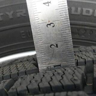 中古スタットレスタイヤホイール4本セット155/65R14 2か月使用の美 