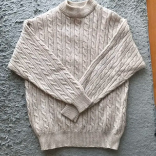 ウール100% 厚手ニット　ニット セーター