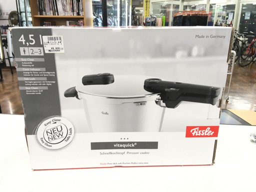 未使用品 Fissler 圧力鍋 ビタクイックプラス 4.5L