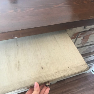 最終値下げアンティーク棚　カウンター　収納棚