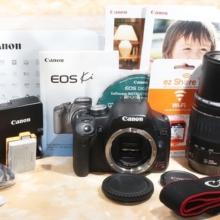 ★極上美品級＆スマホ転送＆★キヤノン kiss x3 望遠レンズセット