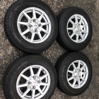 スタッドレスタイヤ 13インチ 155/80R13 ホイール付4本