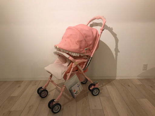 新品 未使用 アップリカ ベビークルーザー ピンキッシュ ベビーカー ピンク