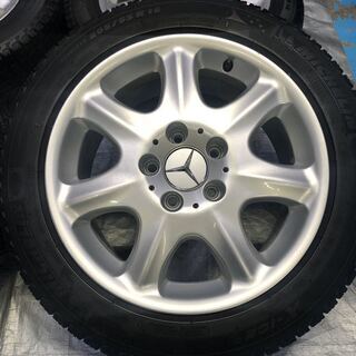 スタッドレスタイヤ205/55R/16 メルセデスベンツ16インチアルミ 5H
