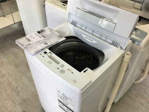 東芝4.5K洗濯機　2019年製　分解クリーニング済み！！！