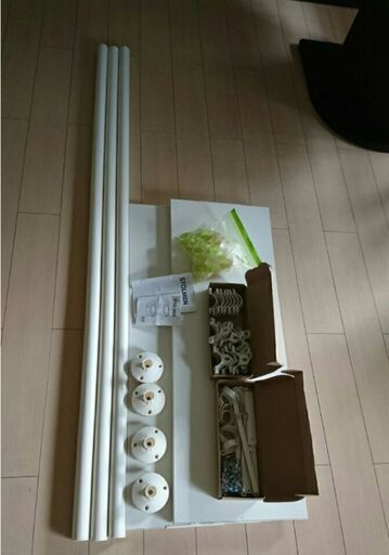 IKEA ストルメン/収納システム/支柱3本棚板2枚/used