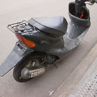 ホンダ ライブディオ 2スト フロント追突車 ですが 普通に走行可 部品取り