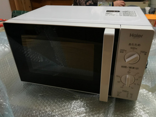 ハイアール電子レンジ60Hz ほぼ未使用　西日本限定