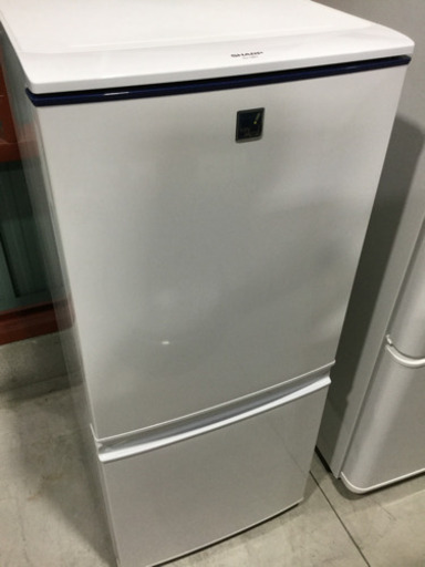 SHARP 137L 2ドア　ノンフロン 冷凍冷蔵庫　SJ-14E1-KB 2014年