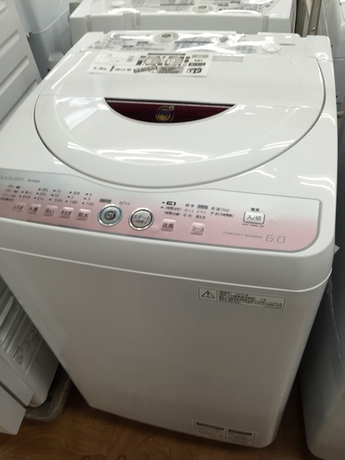 SHARP 全自動洗濯機 ES-GE60L 6.0kg 2012年製