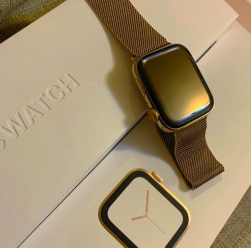 Apple Watch series4 セルラー 44mm ゴールド ステンレス