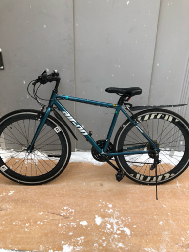 通学・通勤 快速仕様 自転車 ディープホイール 切替付き 運動・ダイエット・サイクリングにも