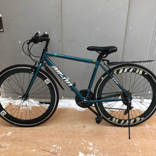 通学・通勤 快速仕様 自転車 ディープホイール 切替付き 運動・ダイエット・サイクリングにも