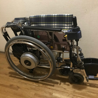 ヤマハ電動車いす　JW１　フロントキャスター新品交換しました。