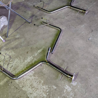 130、120マークX リアピースストレートマフラー 120 マークX マフラー リヤピース ストレート