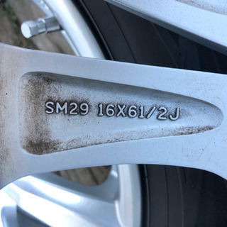 16インチゴルフ用アルミホイールスノータイヤセット