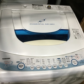 2010年年式   東芝   7キロ洗濯機