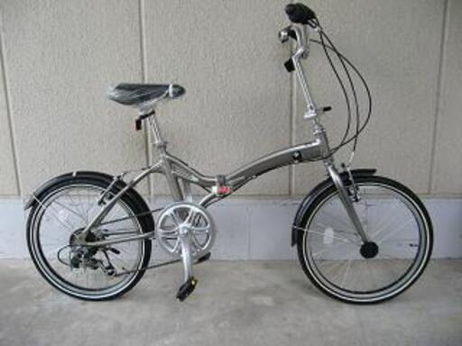 新年大特価・新品アルミフレームの折りたたみ自転車（外装６段変速付）