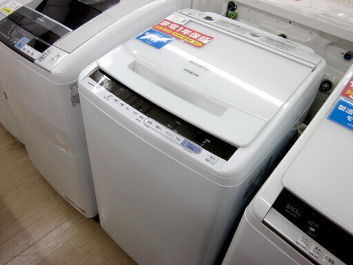 安心の1年保証付！2019年製 8.0kg HITACHI(日立)「BW-V80CE6」全自動洗濯機です！！