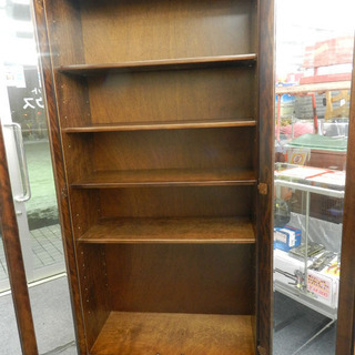 ►大雪木工 書棚 扉付き本棚 旭川家具 高級木製書庫 幅82 高さ188cm 樺材 札幌市北区 屯田 ▻大雪木工 書棚 扉付き本棚 旭川家具 高級木製書庫 幅82 高さ