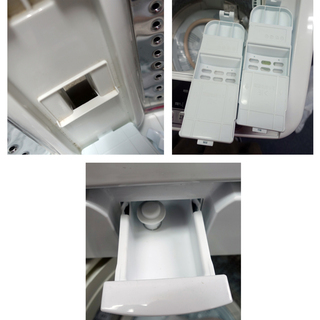 美品 日立 全自動洗濯機 ビートウォッシュ 洗濯8kg 大流量 洗濯槽自動おそうじ BW-V80C W ホワイト