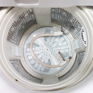 美品 日立 全自動洗濯機 ビートウォッシュ 洗濯8kg 大流量 洗濯槽自動おそうじ BW-V80C W ホワイト