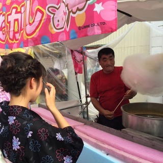 １０月１１日(日)　出店決定　勝浦朝市で　ジャンボ綿菓子