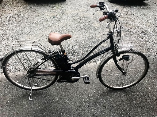 人気のPanasonic電動アシスト自転車　大容量バッテリーで長距離走行可能　26インチタイヤ