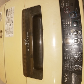 洗濯機　ハイアールJW-K42F