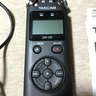 TASCAM リニアPCMレコーダー とステレオマイクロホン