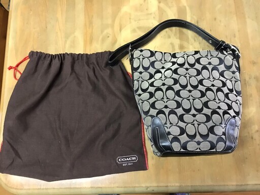 未使用品 コーチ バッグ シグネチャー ハンドバッグ モデルNo.A25-6076 COACH