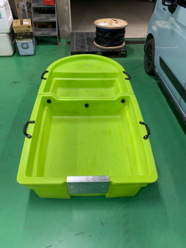 ☆新品☆【宮古島発】2分割ボート(長さ2m20㎝:幅1m10cm)／ミニボート／2馬力ボート/免許不要船/軽自動車積載可能 宮古島発】2分割ボート(長さ2m20㎝:幅1m10cm)／ミニボート／2馬力