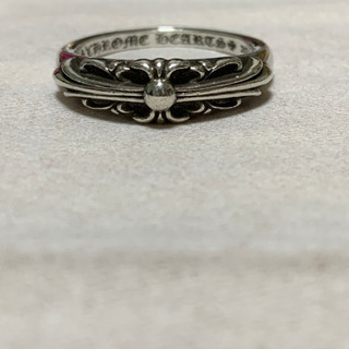 最終お値下げ クロムハーツ  ベビーフローラルリング　15号（us7.5)