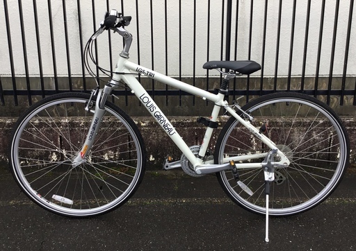 超美品☆LOUIS・ルイガノ LGS–TR1 ホワイト・サイズ： 420 3×8段変速 