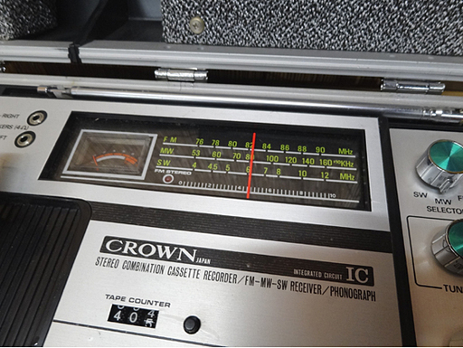 ポータブル・ステレオ・ミュージックセンター CROWN GTX-5000 ポータブル・ステレオ・ミュージックセンター CROWN GTX-5000