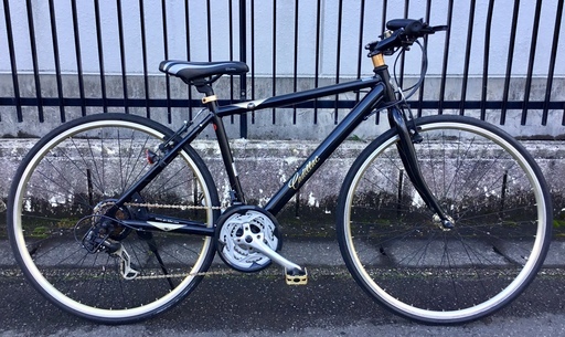 廃番車★CADILLAC キャデラック AL-CRB7021 ブラック\u0026ゴールド サイズ：700×28c