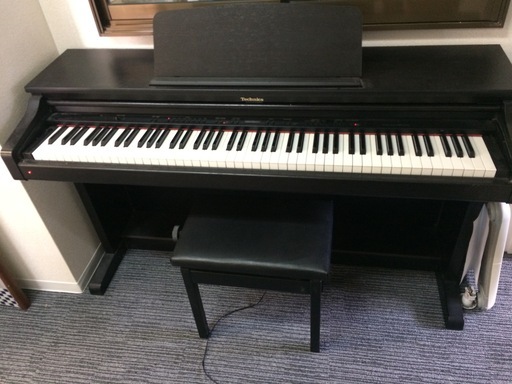 JM5931)Technics SX-PX224 電子ピアノ 88鍵 イスつき【取りに来られる
