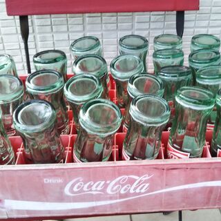 コカ・コーラ空き瓶・22本 誰かもらって下さい