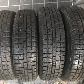 純正 スチールホイールとスタッドレスタイヤ　１４５/８０R１３　...