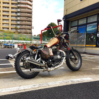 再度出品 エストレア チョッパー 単気筒四本出し SR TW カワサキ 250cc