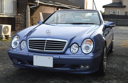 オープンカー 希少色* メルセデス ベンツ CLK320 クォーツブルー希少